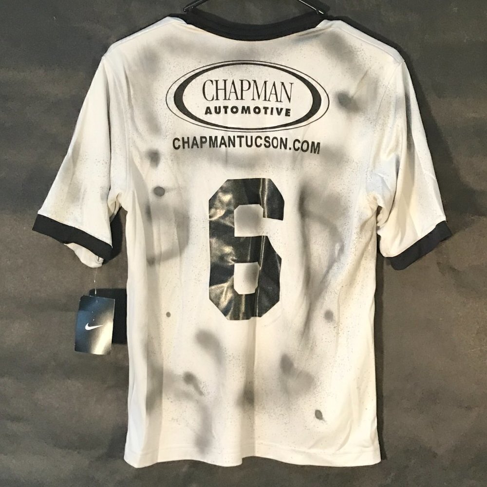 NWT NIKE Futbol Soccer Spay Paint Activewear Athletic Workout Jersey - Picture 11 of 12
